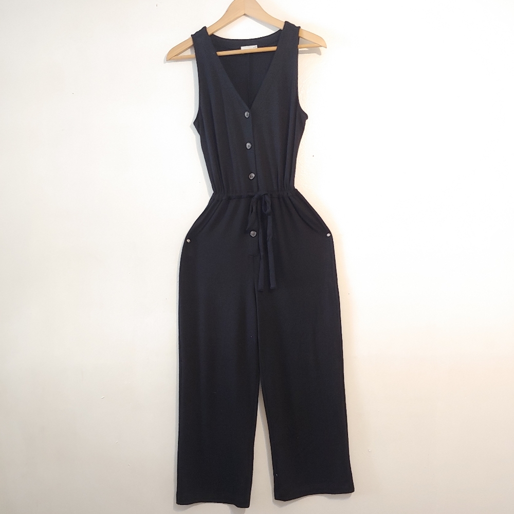 Wilfred free. Aritzia Jumpsuit button up, Sleevles - Picture 2 of 8